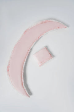 My True Form Fawn Fur Collar + Cuff Set (Pink) - Angel Ruche