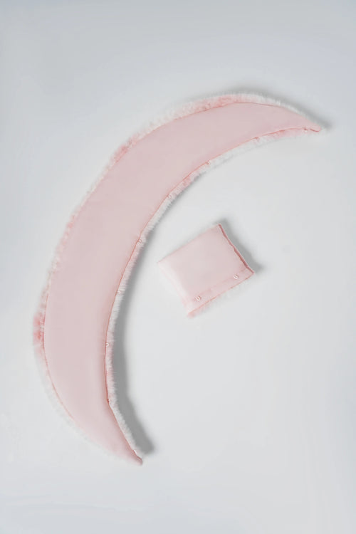 My True Form Fawn Fur Collar + Cuff Set (Pink) - Angel Ruche