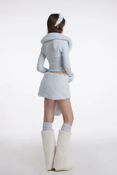 My True Form Cotton Cami Top (Snow Blue)