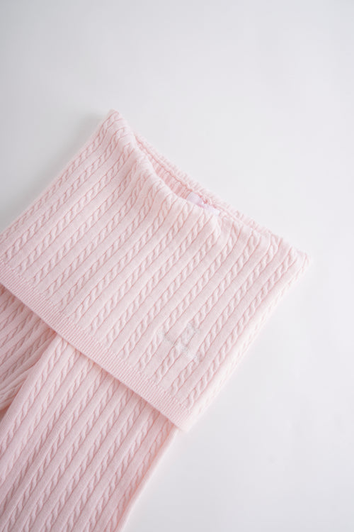 Colette Cable Knit Fold‑Over Pants