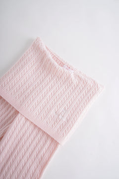 Colette Cable Knit Fold‑Over Pants - Angel Ruche