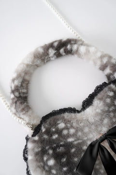 My True Form Fawn Heart Bag (Black)