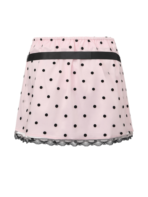 Dottie Polka Dot Mesh Skirt