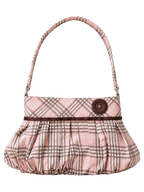Girly Plaid Pleated Bag