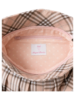 Girly Plaid Pleated Bag