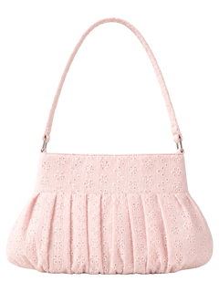 Coquette Cotton Eyelet Bag(Pink)