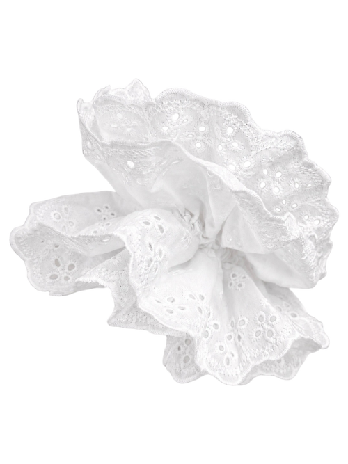Coquette Eyelet Scrunchie