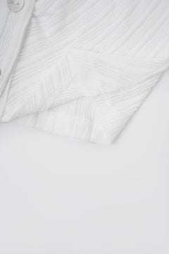 Coquette Frilly Cotton Shell Cardigan(White)
