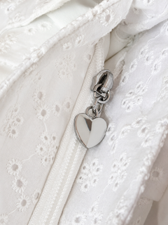 Coquette Cotton Eyelet Bag(White)