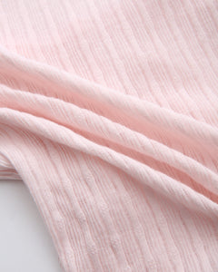Coquette Frilly Cotton Shell Cardigan (Pink) - styling detail - Angel Ruche