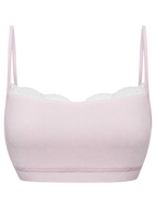 Whimsy Doll Cotton Polka Active Bralette(Pink)