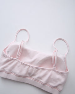 Whimsy Doll Cotton Polka Active Bralette(Pink)