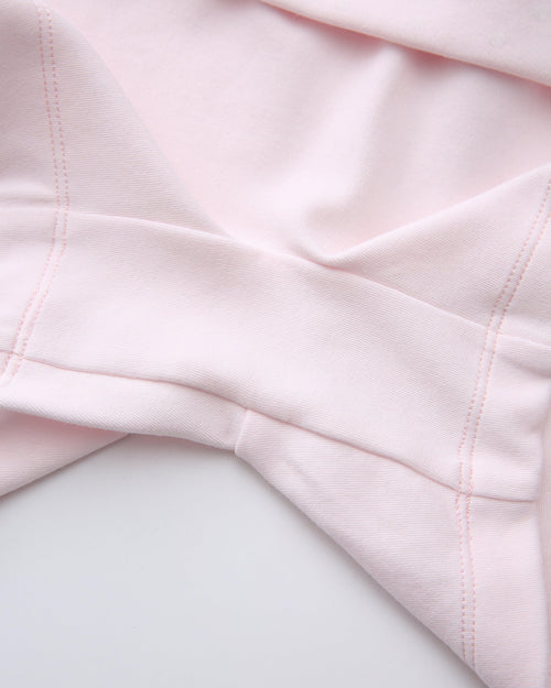 Whimsy Doll Cotton Polka Active Fold Over Shorts(Pink)