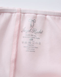 Whimsy Doll Cotton Polka Active Fold Over Shorts(Pink)