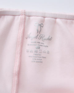 Whimsy Doll Cotton Polka Active Fold Over Shorts(Pink)