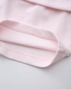 Whimsy Doll Cotton Polka Active Fold Over Shorts(Pink)