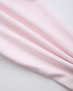 Whimsy Doll Cotton Polka Active Fold Over Capri Pants(Pink)