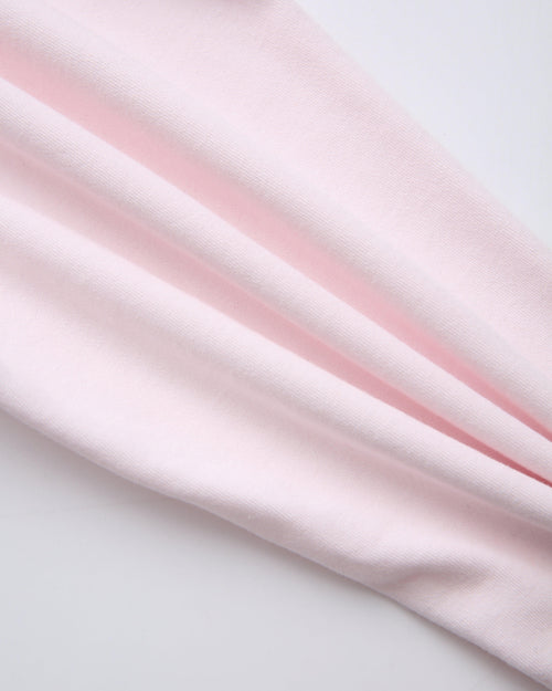 Whimsy Doll Cotton Polka Active Fold Over Capri Pants(Pink)