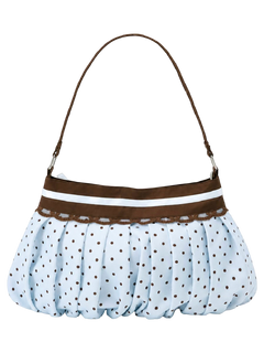 Dolly Polka Dot Bag (Baby Blue)