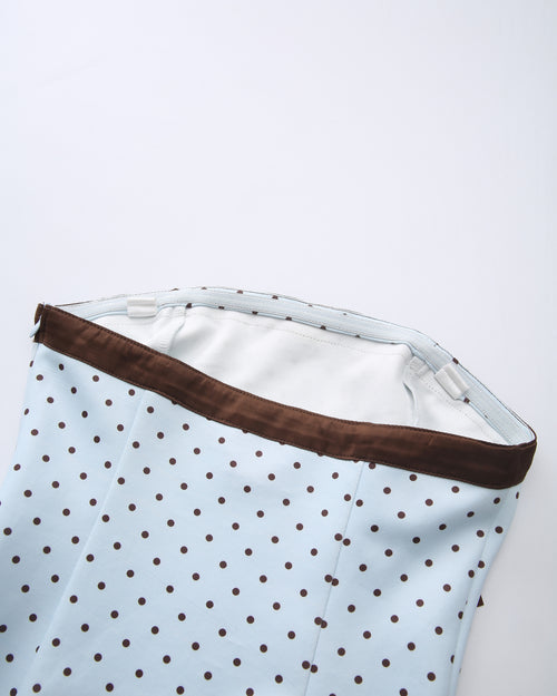 Dolly Polka Dot Dress+ Petticoat (Baby Blue)