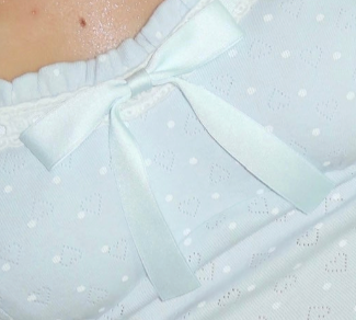 Bow-for Sweetheart Cotton Pointelle Top