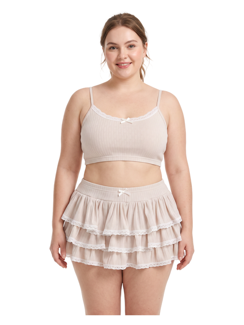 Ballerina Bliss Bralette (Beige)