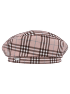 Blair Preppy Plaid Beret (Pink)