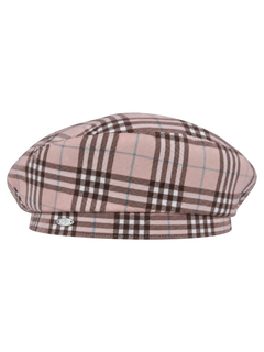 Blair Preppy Plaid Beret (Pink)