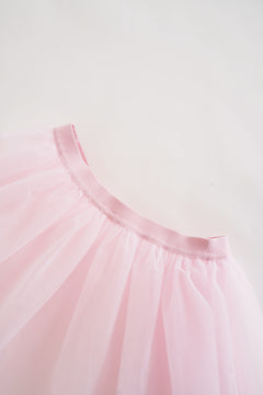 Dolly Polka Dot Dress + Petticoat (Pink)