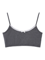 Ballerina Bliss Bralette (Grey) - Angel Ruche