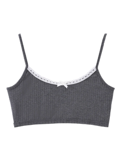 Ballerina Bliss Bralette (Grey) - Angel Ruche