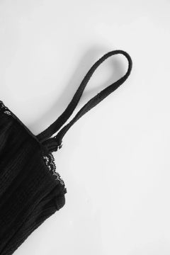 My True Form Cotton Cami Top (Black) - Angel Ruche