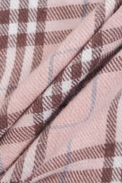 Girly Plaid Pleated High Rise Skirt (Pink) - Angel Ruche