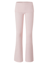 Colette Cable Knit Fold‑Over Pants