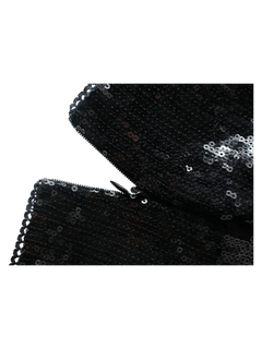 Onyx Fairydust Sequin Matching Set (Black) - Angel Ruche