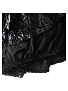 Onyx Fairydust Sequin Matching Set (Black)