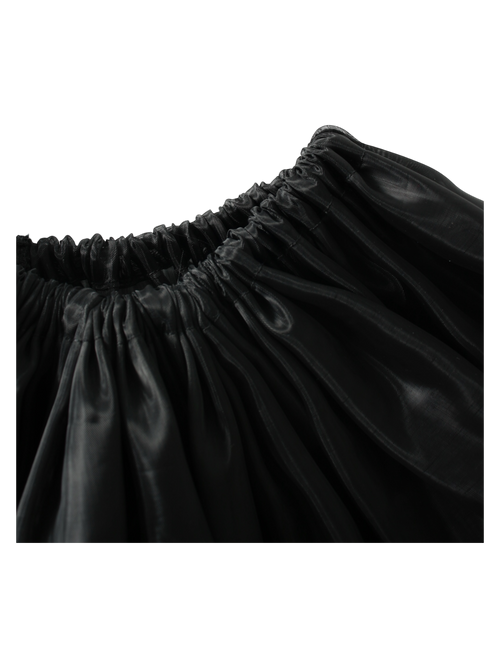 Onyx FairyDust Sequin Mini Skirt + Petticoat (Black)