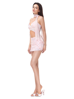 Averie Beaded Sequin Skirt + Lace Shorts - Angel Ruche