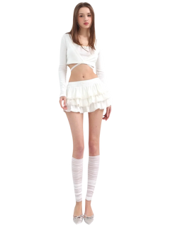 Ballerina Bliss Bralette (Cream White) - Angel Ruche