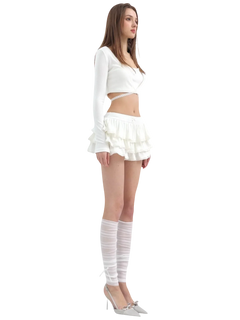 Ballerina Bliss 3 Piece Set (Cream White) - Angel Ruche