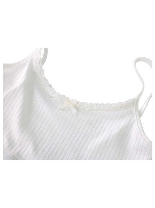 Ballerina Bliss Bralette (Cream White) - Angel Ruche