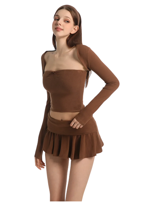 Brown Pilate Princess 3 Piece Set - Angel Ruche