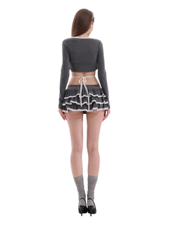 Ballerina Bliss 3 Piece Set (Grey) - Angel Ruche