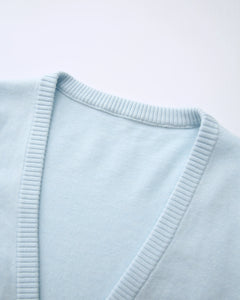 Ballet Knit Wrap Cardigan (Ice Blue)