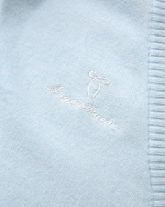 Ballet Knit Wrap Cardigan (Ice Blue)