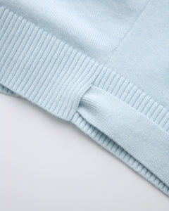 Ballet Knit Wrap Cardigan (Ice Blue)