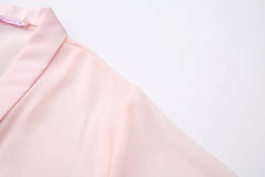Bambi Princess Fur Chiffon Robe (Pink) - Angel Ruche