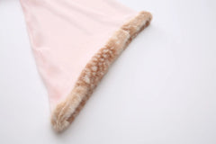 Bambi Princess Fur Chiffon Robe (Pink) - Angel Ruche