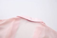 Bambi Princess Fur Chiffon Robe (Pink) - Angel Ruche