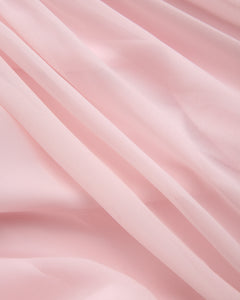 Rosé Princess Fur Chiffon Babydoll Dress - Angel Ruche